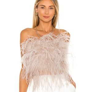 LAMARQUE Zaina feather top